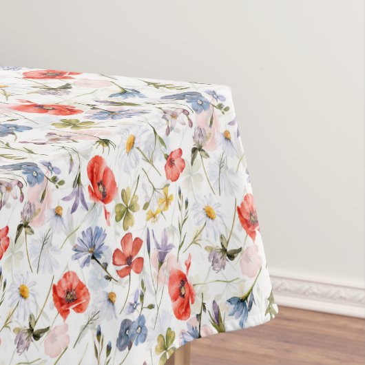 WIldflower Meadow met papavers Tafelkleed (Voorbeeld)