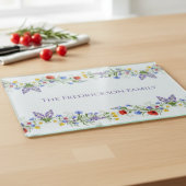 Wildflower Meadow Monogram Snijplank