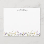 Wildflower Meadow Note Card Kaart (Voorkant)