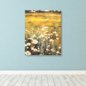 Wildflower Meadow Olieverfschilderij op Canvas Afdruk (Insitu (Houten vloer))