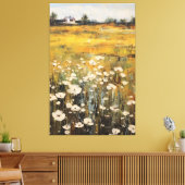Wildflower Meadow Olieverfschilderij op Canvas Afdruk (Insitu (Woonkamer))