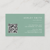 Wildflower Meadow QR-code Visitekaartje (Achterkant)