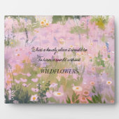 Wildflower Meadow Quote Fotoplaat (Voorkant)