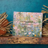 Wildflower Meadow Quote Fotoplaat (Zijkant)