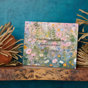 Wildflower Meadow Quote Fotoplaat