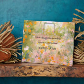 Wildflower Meadow Quote Fotoplaat (Zijkant)