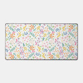 Wildflower Meadow | Schattige Ditsy bloempatroon Bureaumat (Voorkant)