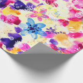 Wildflower Meadow Shabby Flowers Cadeaupapier (Hoek)