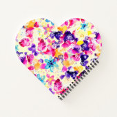 Wildflower Meadow Shabby Flowers Notitieboek (Achterkant)