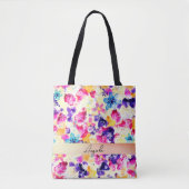 Wildflower Meadow Shabby Flowers Tote Bag (Voorkant)