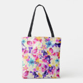 Wildflower Meadow Shabby Flowers Tote Bag (Achterkant)