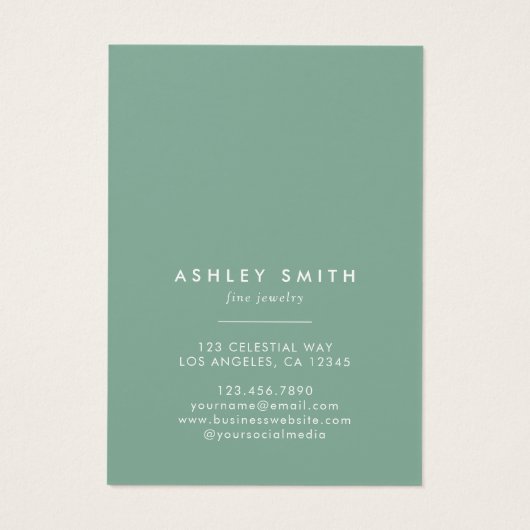 Wildflower Meadow Sleutelhanger Display Kaart (Achterkant)