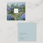 Wildflower Meadow Square Frame Bohemian Vierkante Visitekaartje (Voorkant / Achterkant)