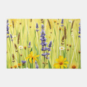 Wildflower Meadow Summer Pattern Deurmat (Voorkant)