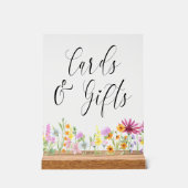 Wildflower Meadow Trouwkaarten en geschenken Acryl Bord (Voorkant)