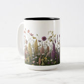 Wildflower Meadow Two-Tone Mok 15 oz - Botanisch (Voorkant links)