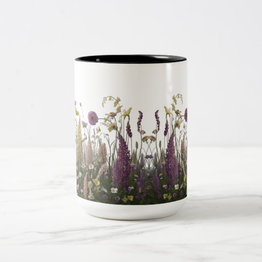 Wildflower Meadow Two-Tone Mok 15 oz - Botanisch (Center)