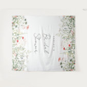 Wildflower Meadow Vrijgezellenfeest Achtergrond Wandkleed (Voorkant (horizontaal))