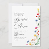 Wildflower Meadow Vrijgezellenfeest QR-code Kaart (Voorkant)