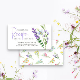 Wildflower Meadow Vrijgezellenfeest Recept Aanvraa Informatiekaartje