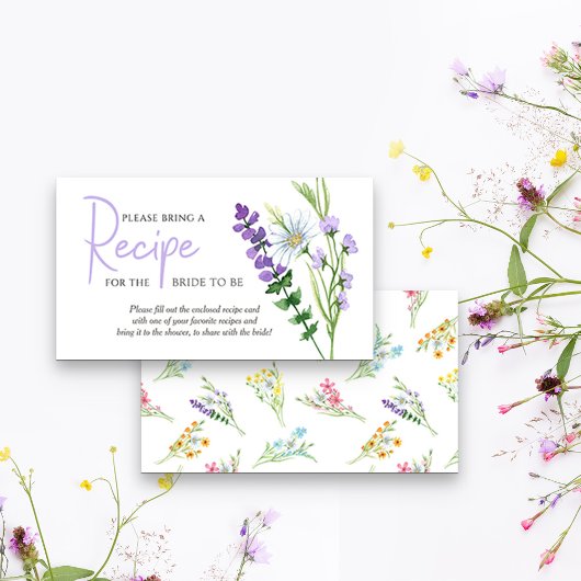 Wildflower Meadow Vrijgezellenfeest Recept Aanvraa Informatiekaartje