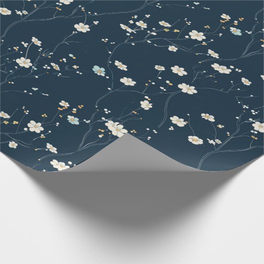 Wildflower Meadow, waterverf Boho Wilde bloemen, P Cadeaupapier (Hoek)