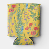 Wildflower Meadow: Waterverf naadloos schilderen. Blikjeskoeler (Voorkant)