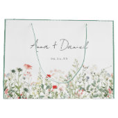 Wildflower Meadow Wedding Bedankt Groot Cadeauzakje (Achterkant)