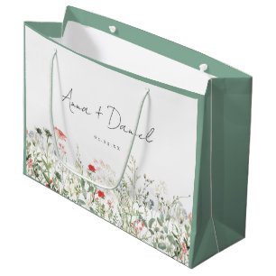 Wildflower Meadow Wedding Bedankt Groot Cadeauzakje