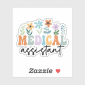 Wildflower medisch assistent CMA, Med assistent Sticker (Vel)