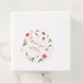 Wildflower Meisje Baby shower Kaarten & Cadeaubord Bedankjes Labels (In situ)