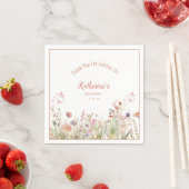 Wildflower Meisje Baby shower Servet (Insitu)