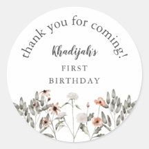 Wildflower Meisje Verjaardagsfeestje