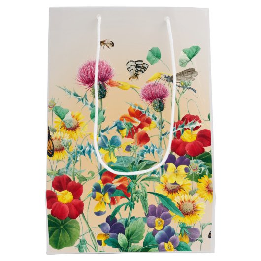 Wildflower-middencadeautas Medium Cadeauzakje (Achterkant)