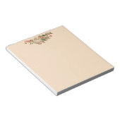 Wildflower minimalistisch notitieblok (Schuin)