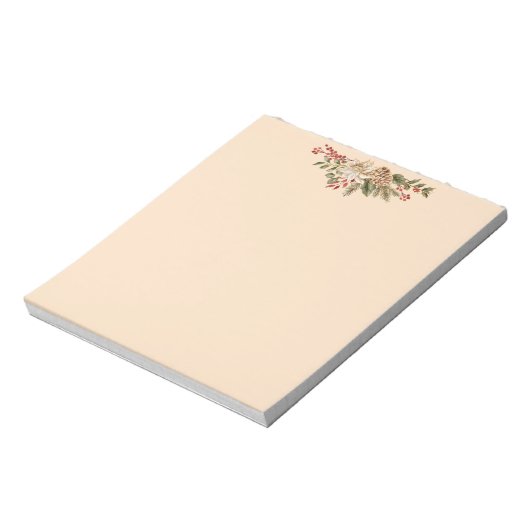 Wildflower minimalistisch notitieblok (Linkerzijde)