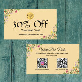 Wildflower Modern Restaurant Qr Code Menu en Kortingskaartje