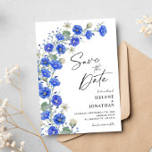 Wildflower Moderne rustieke Elegante bruiloft Save The Date