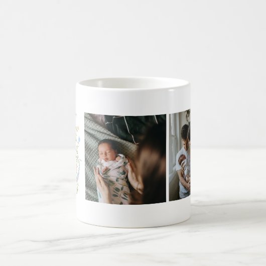 Wildflower Moederdag | 3 Fotocollage Koffiemok (Center)