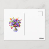 Wildflower Moederdag Briefkaart (Achterkant)