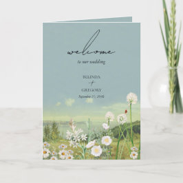 Wildflower Mountain Bruiloft Orde van Service Programma