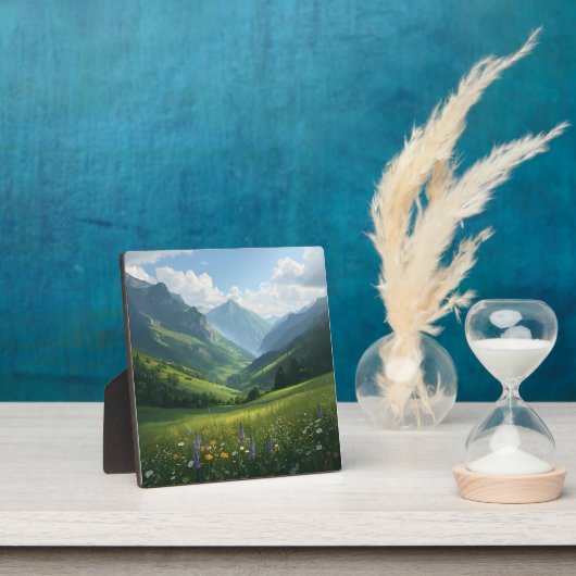 Wildflower Mountain Escape - Levendige Natuur Wall Fotoplaat (Insitu)