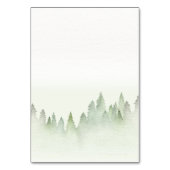 Wildflower Mountain Waterverf bruiloft Kaart (Achterkant)