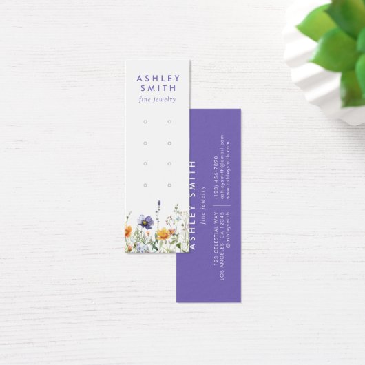 Wildflower Multiple Earring Display Kaart (Bureau)