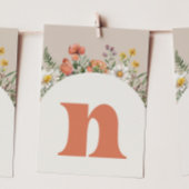 Wildflower "N" Hoge Stoel Bunting Banner Kaart