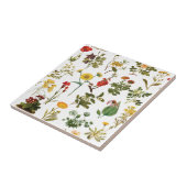  Wildflower Naadloos Patroon Tegeltje (Zijkant)