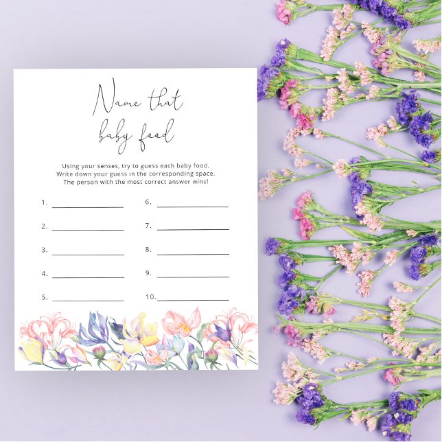 Wildflower Naam dat baby Food douchegame (Creator heeft geüpload)