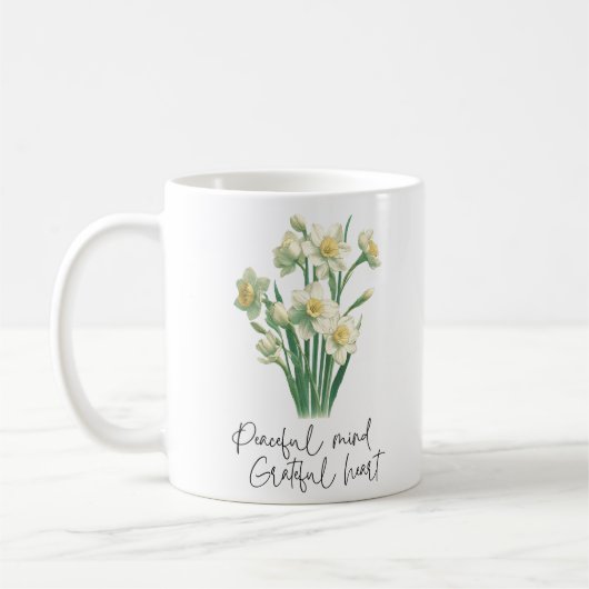Wildflower Narcissus Coffee Mok (Links)