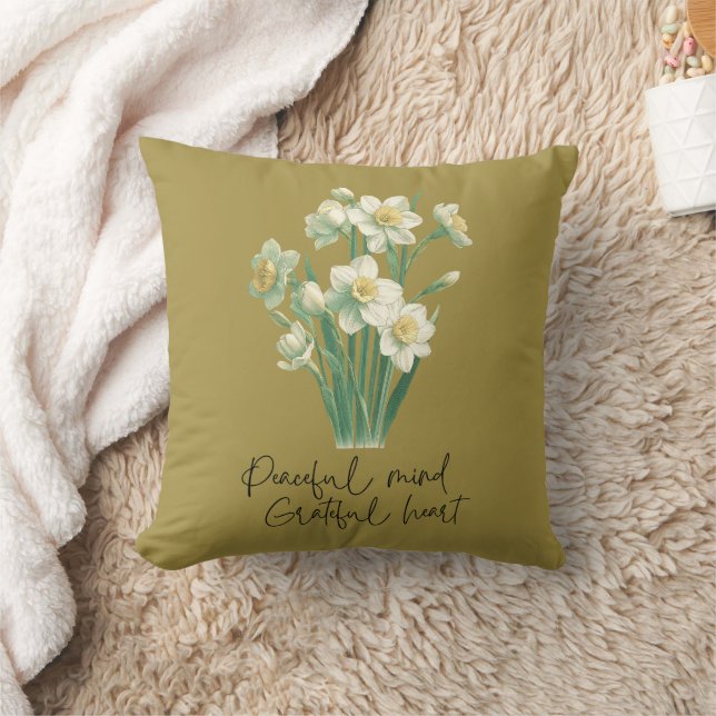 Wildflower Narcissus Kussen (Deken)