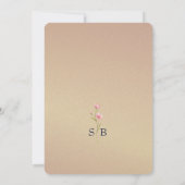 Wildflower Navy Blue bruiloft uitnodiging